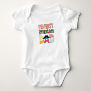 Body Para Bebê Meu primeiro Pai Dia de os pais