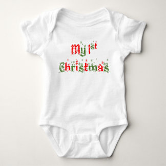 Body Para Bebê Meu primeiro Romper do Natal