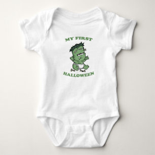 Body Para Bebê Meu Primeiro Traje de Halloween Bebê Menino Menina