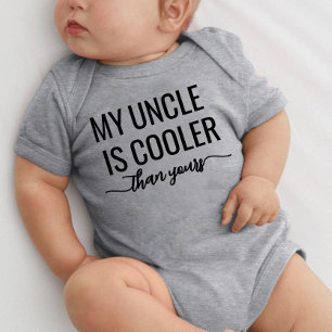 Body Para Bebê Meu tio é mais legal que o seu