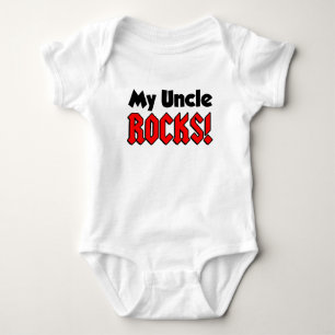 Body Para Bebê Meu tio Rocks