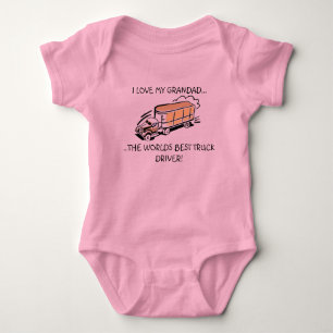 BODY PARA BEBÊ MEU VOVÔ É UM CAMIONISTA