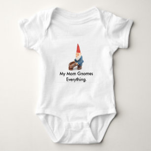 Body Para Bebê Meus gnomos da mamã tudo