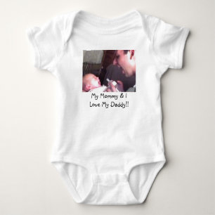 Body Para Bebê Meus mamães & eu amamos meu pai!!