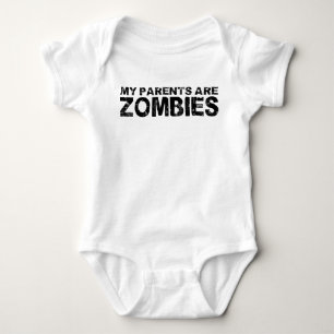 Body Para Bebê Meus pais são zombis