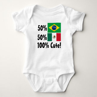 Body Para Bebê Mexicano 100% do brasileiro 50% de 50% bonito