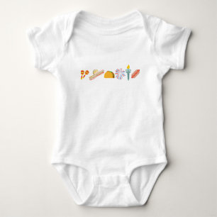 Body Para Bebê Mexicano Bebê One-Piece