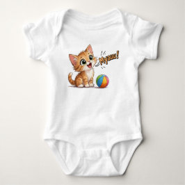 Body Para Bebê “Miauu!” Bebê Gatinho