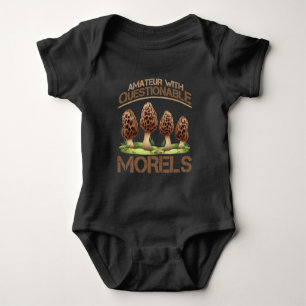Body Para Bebê Micologista amador Humor Morel Mushroom Hunter
