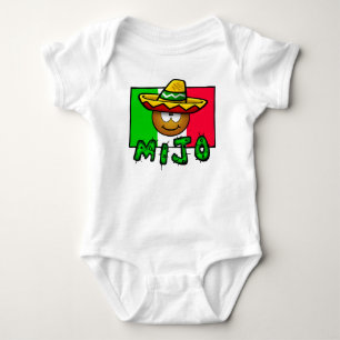 Body Para Bebê Mijo - Garoto Mexicano Bonito Vestindo Sombrero