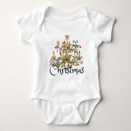 Body Para Bebê Mikitiez classicwhitechristmas light jollyholly