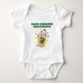 Body Para Bebê Mikitiez Trex dinossaur icedcafé caramelo xmas