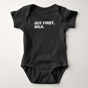 Body Para Bebê Milk First Baby Jersey