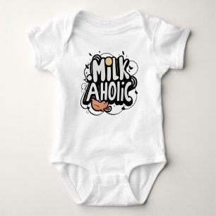 Body Para Bebê Milkaholic Funny
