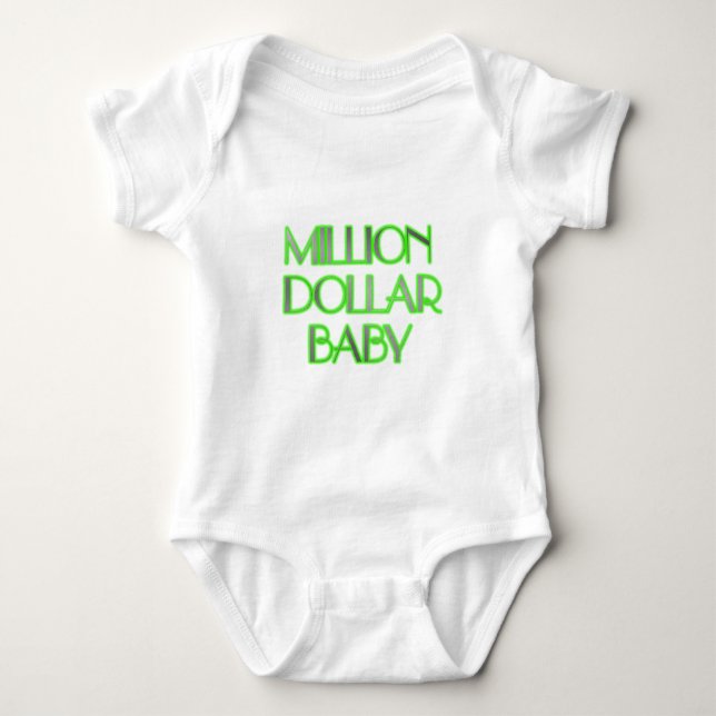 BODY PARA BEBÊ MILLION DOLLAR BABY (Frente)