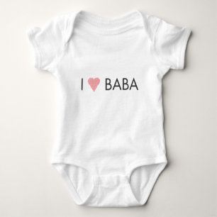 BODY PARA BEBÊ MIM BABÁ DO CORAÇÃO