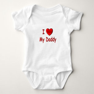 Body Para Bebê Mim coração minha esteira rolante do pai