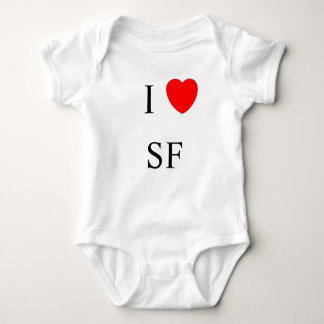 Body Para Bebê Mim coração San Francisco