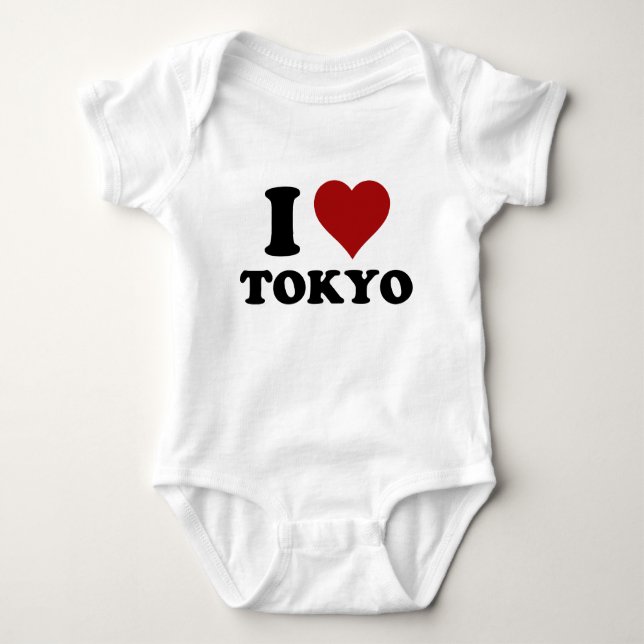 BODY PARA BEBÊ MIM CORAÇÃO TOKYO (Frente)