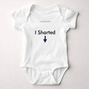 Body Para Bebê Mim Sharted