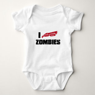 Body Para Bebê mim zombis da espingarda
