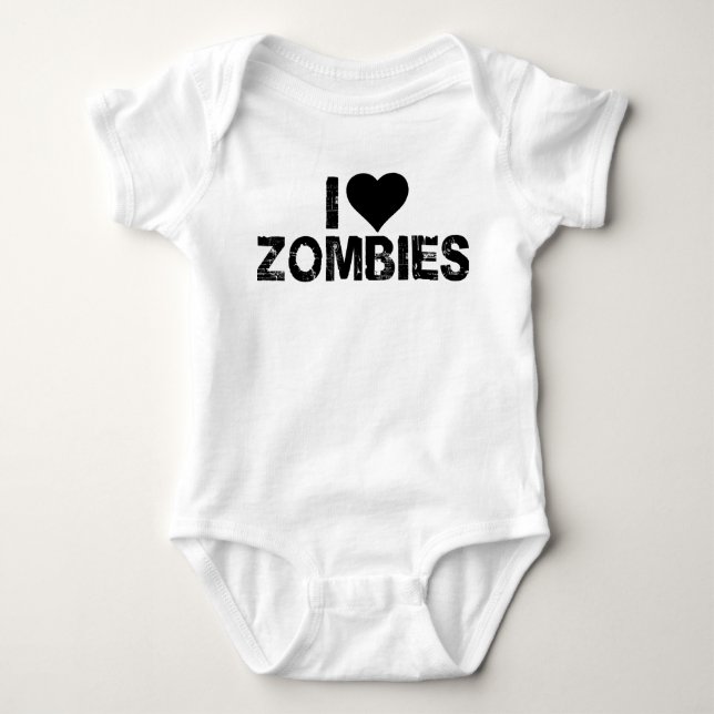 BODY PARA BEBÊ MIM ZOMBIS {DO CORAÇÃO} (Frente)