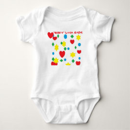 Body Para Bebê "MiMi's" Anjinho - Bodysuit de Jersey para Bebê