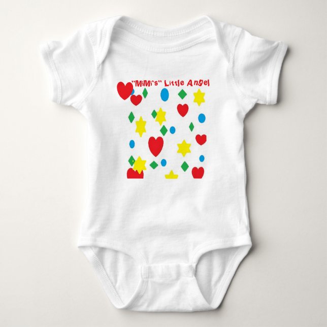 Body Para Bebê "MiMi's" Little Angel - Baby Jersey Bodysuit (Frente)