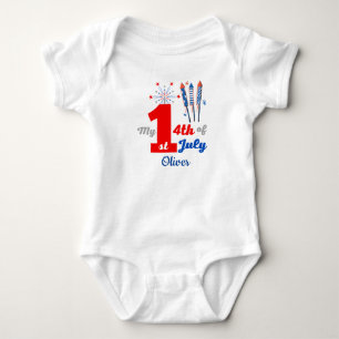Body Para Bebê Minha 1rua 4 De Julho Personalizada