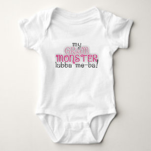 Body Para Bebê Minha avó Lubba Meba! Baby Girl Onsie