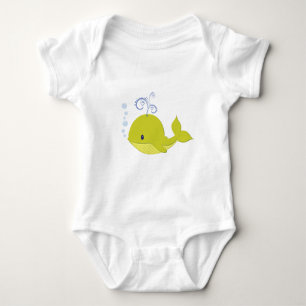 Body Para Bebê Minha Baleia Verde