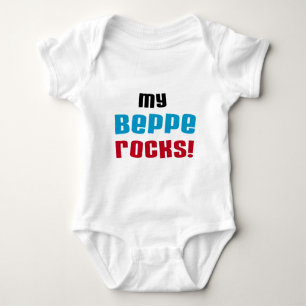 Body Para Bebê Minha Beppe Rocks T-shirts e presentes