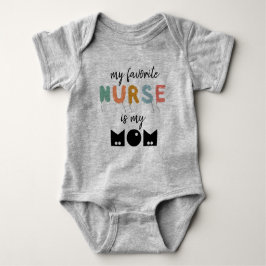Body Para Bebê Minha Enfermeira Favorita É Minha Mãe Bonita Perso