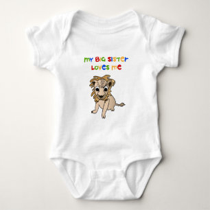 Body Para Bebê Minha Irmã Grande Me Ama