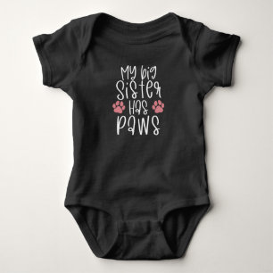 Body Para Bebê Minha Irmã Mais Velha Tem Patas