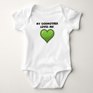 Body Para Bebê Minha madrinha ama-me