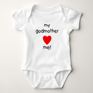 Body Para Bebê Minha madrinha ama-me