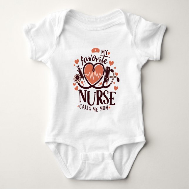 BODY PARA BEBÊ MINHA MÃE ESTÁ ENFERMADA (Frente)