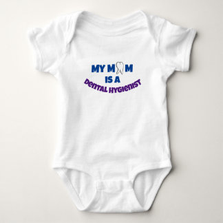 Body Para Bebê Minha Mãe Higienista Dental