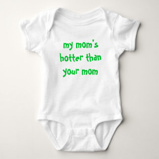 Body Para Bebê minha mãe mais quente do que sua mamã