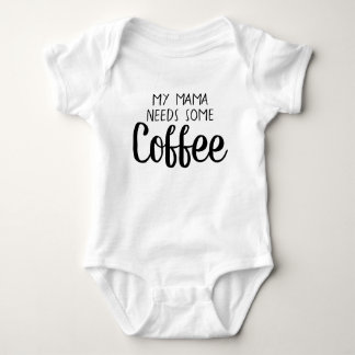 Body Para Bebê Minha Mãe Precisa De Café