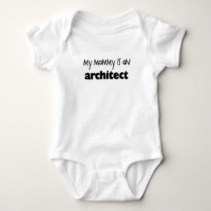 Body Para Bebê Minha mamãe é um arquiteto
