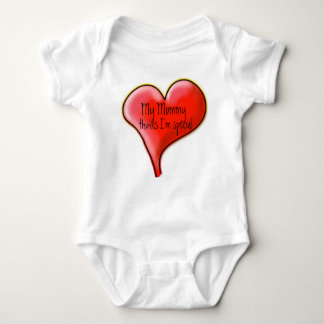Body Para Bebê Minha mamãe pensa que eu sou especial