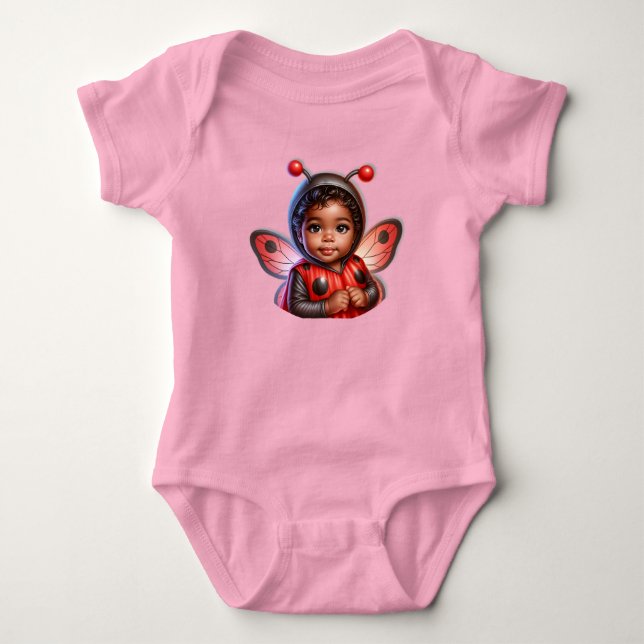 Body Para Bebê "Minha Pequena Joaninha" (Frente)
