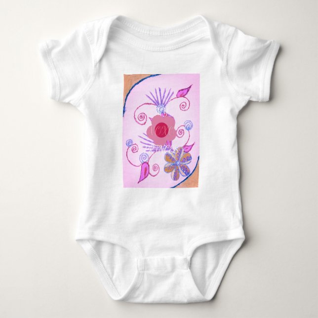 Body Para Bebê Minha Pequena Princesa: Vetor Rosa Bebê Inspiracio (Frente)