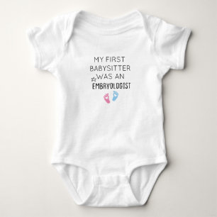 Body Para Bebê Minha primeira Babá Foi Um Embrílogo Dom De FIV