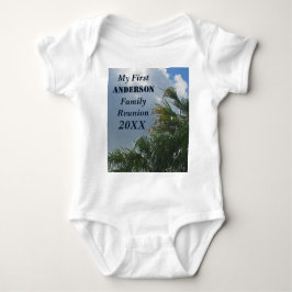 Body Para Bebê Minha Primeira Família, Resindicato Palm Trees Bea