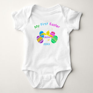 Body Para Bebê Minha primeira páscoa