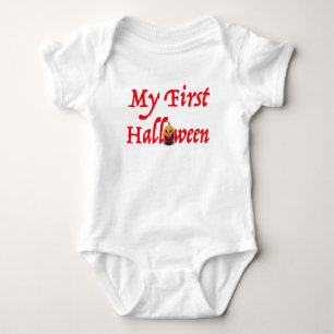 Body Para Bebê Minha Primeira Roupa De Morro De Halloween - Camis