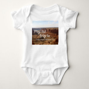Body Para Bebê Minha primeira viagem para Canyonlands